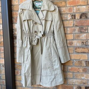 NWT Liz Lange Maternity Trench Coat, Medium